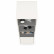 Торонто 13.13 Шкаф комбинированный, цвет белый шагрень/стальной серый, ШхГхВ 40х40,3х149,7 см., универсальная сборка