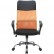Кресло Riva Chair 8074 оранжевое для оператора, хром, спинка сетка