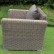 SYH1503W Кресло плетеное с подушкой MAGGIORE (МАДЖОРЕ), серо-коричневый меланж