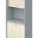 Шкаф для посуды SCB 120.2ML Бук Тиара/Металлик 1030х600х2000
