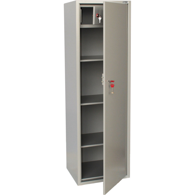 Шкаф металлический для документов BRABIX «KBS-031Т», 1503×470×390 мм, 35 кг, трейзер, сварной, 291156