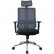 Кресло для руководителя Riva Chair A663 серое, хром, спинка сетка
