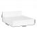 Мори Кровать 1600, цвет белый, ШхГхВ 163,5х203,5х70 см., сп.м. 1600х2000 мм., без матраса, основание есть