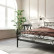 Кровать с изножьем "Франческа"  (160х200/ноги металл/цвет Чёрный)