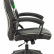 Кресло игровое Zombie Z3, обивка: эко.кожа, цвет: черный/зеленый