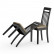 Два стула Мебель--24 Гольф-11 разборных, цвет венге, обивка ткань атина коричневая, ШхГхВ 40х40х100 см., от пола до верха сиденья 47 см.