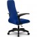 Кресло для руководителя Метта SU-СU160-10P PL синий, ткань, крестовина пластик, пиастра