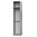 Шкаф 500 НОРДИК (НКМ) со штангой/гл.дверь Холодный серый/Дуб Артизан