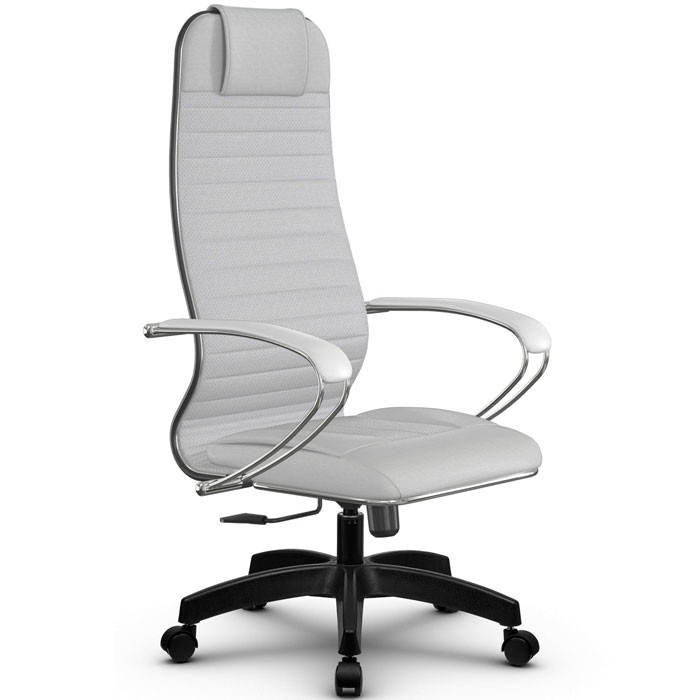 Кресло для руководителя Метта B 1m 6K1/K116 (Комплект 6) белый, MPES, крестовина пластик