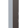 Шкаф колонка с глухой средней и малой дверьми СУ-1.3(L) Венге Магия/Металлик 406*365*1975 IMAGO
