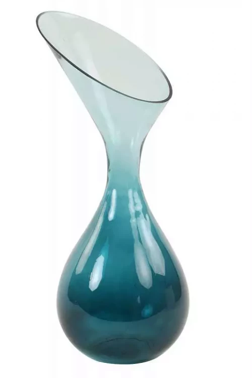 Ваза Vase Ø20x42 cm HERLEY glass petrol 5804585