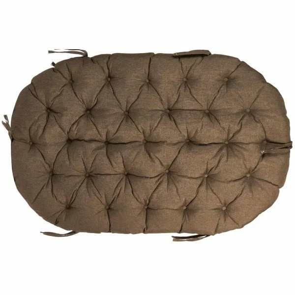 Подушка на диван Мамасан, цвет: коричневый