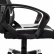 Кресло игровое Zombie 100, обивка: ткань/экокожа, цвет: черный/белый (ZOMBIE 100 BW)