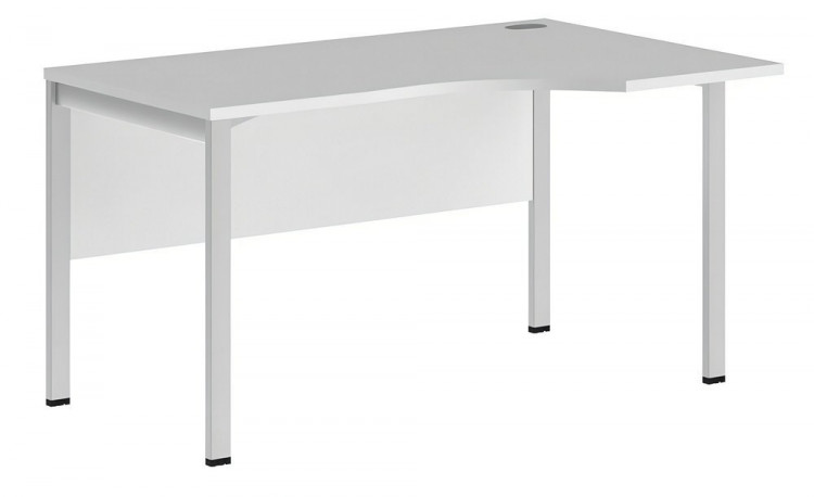 Стол письменный XMCET 149(R) Белый/Алюминий 1400х900х750 XTEN-M