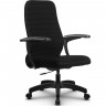 Кресло для руководителя Метта SU-СU160-10P PL черный, ткань, крестовина пластик, пиастра