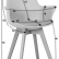 Кресло MATTEO бук, пластик светло-серый