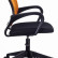 Кресло Бюрократ CH 696, обивка: сетка/ткань, цвет: оранжевый/черный TW-11 (CH 696 #OR)