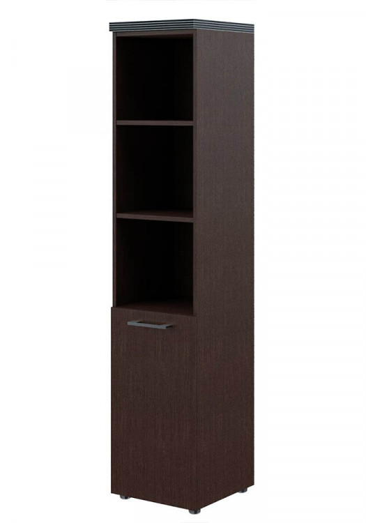 Шкаф колонка с глухой малой дверью и топом THC 42.5(L) Венге Магия TORR