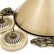 Лампа на пять плафонов "Elegance" (матово-бронзовая штанга, матово-бронзовый плафон D35см)