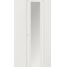 Шкаф угловой с зеркалом Ассоль АС-52 (правый) мдф мат Белое дерево