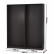 Каркас шкафа ИКЕА ПАКС 200 см., цвет чёрно-коричневый, ШхГхВ 200х35х236 см., корпус шкафа для гардероба