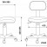 Кресло детское Бюрократ CH-W201NX, обивка: ткань, цвет: белый, рисунок раскраска (CH-W201NX/PS)