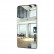 Зеркало 037Ф, ШхВ 60х120 см., зеркало с полным фацетом, толщина зеркала 4 мм., горизонтальное или вертикальное крепление