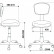 Кресло детское Бюрократ CH-299, обивка: сетка/ткань, цвет: мультиколор (CH-299/ABSTRACT)