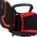 Кресло игровое Zombie 100, обивка: ткань/экокожа, цвет: черный/красный (ZOMBIE 100 BR)