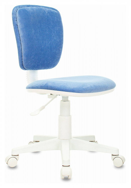Кресло детское Бюрократ CH-W204NX, обивка: ткань, цвет: голубой (CH-W204NX/VELV86)