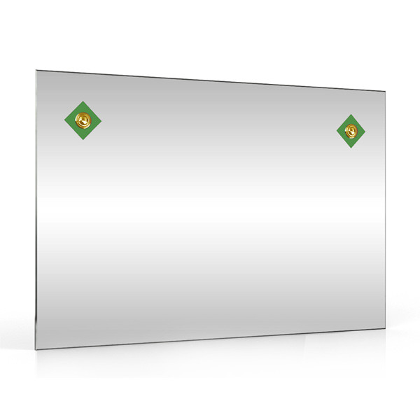 Зеркало 401С-2Г зелёный, ШхВ 60х40 см., зеркало для ванной комнаты