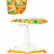 Кресло детское Бюрократ CH-W204/F, обивка: ткань, цвет: оранжевый, рисунок бэнг (CH-W204/F/BANG)