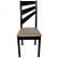 Стул Мебель--24 Гольф-8, цвет венге, обивка ткань атина капучино, ШхГхВ 42х42х100 см., от пола до верха сиденья 45 см.