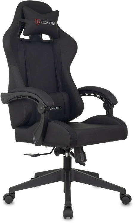 Кресло игровое Zombie Predator, обивка: ткань, цвет: черный