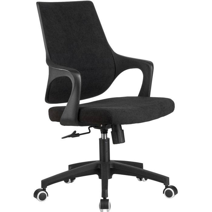 Компьютерное кресло Riva Chair 928 черное, пластик, кашемир