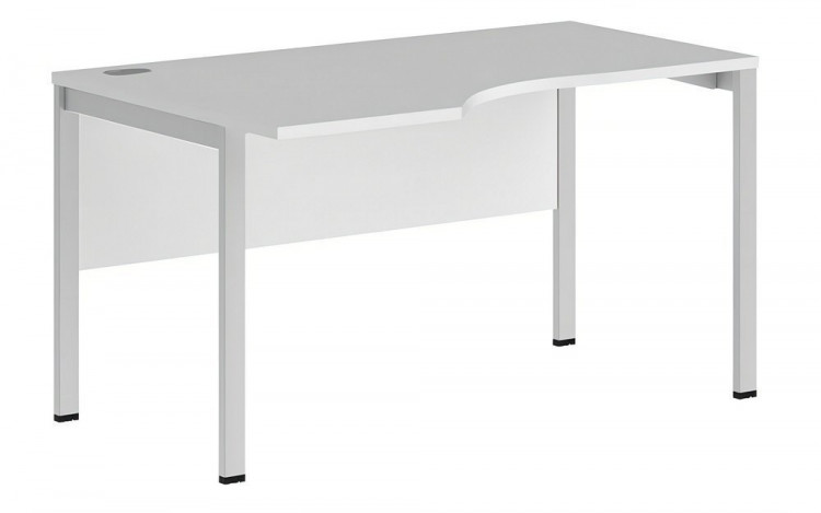 Стол письменный XMCET 149(L) Белый/Алюминий 1400х900х750 XTEN-M