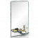 Зеркало 123Д малахит, ШхВ 45х75 см., зеркало для ванной комнаты, две полочки