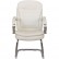 Кресло для посетителя Riva Chair 9024-4 бежевое, хром, экокожа