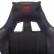 Кресло игровое Zombie Thunder 1, обивка: текстиль/эко.кожа, цвет: черный/карбон
