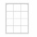 Стеллаж Фора 12, широкий стеллаж с открытыми ячейками, тамбурат, цвет белый