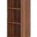 Шкаф-колонка средняя со стеклянной дверью в AL-рамке B 421.7(R) Орех Даллас 475х450х1286 BORN