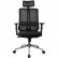 Кресло для руководителя Riva Chair A663 черное, хром, спинка сетка
